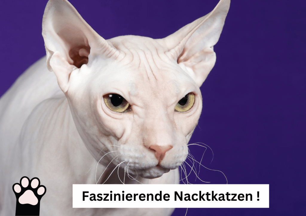 Katzen-Tatze weiße Nacktkatze Rasse Leitfaden 2024